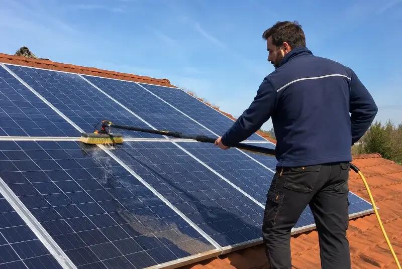 Nettoyage et entretien de panneaux solaires à Vérines